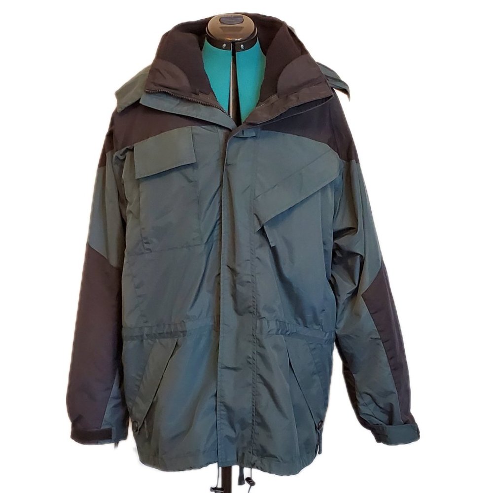 Outdoor Exchange Men's Dark Green/Black Jacket Size L